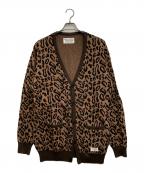 WACKO MARIAワコマリア）の古着「LEOPARD JACQUARD KNIT CARDIGAN」｜ブラウン