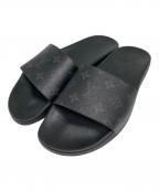 LOUIS VUITTONルイ ヴィトン）の古着「ウォーターフロント・ライン ミュール」｜ブラック