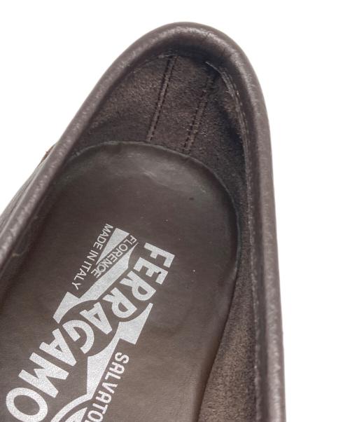 Salvatore Ferragamo（サルヴァトーレ フェラガモ）Salvatore Ferragamo (サルヴァトーレ フェラガモ) ガンチーニビットローファー ブラウン サイズ:7 1/2の古着・服飾アイテム