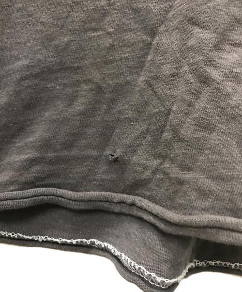 UNDERCOVERISM（アンダーカバーイズム）UNDERCOVERISM (アンダーカバーイズム) COMME des GARCONS (コムデギャルソン) GIZ柄ダメージ加工Tシャツ グレー サイズ:Mの古着・服飾アイテム