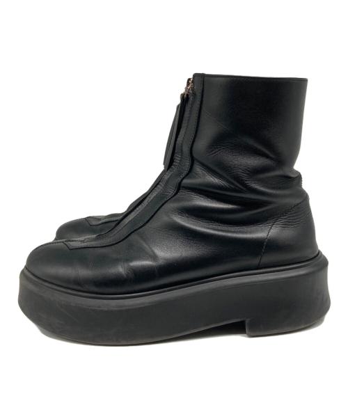 THE ROW（ザ ロウ）THE ROW (ザ ロウ) ZIPPED BOOT ブラック サイズ:41の古着・服飾アイテム