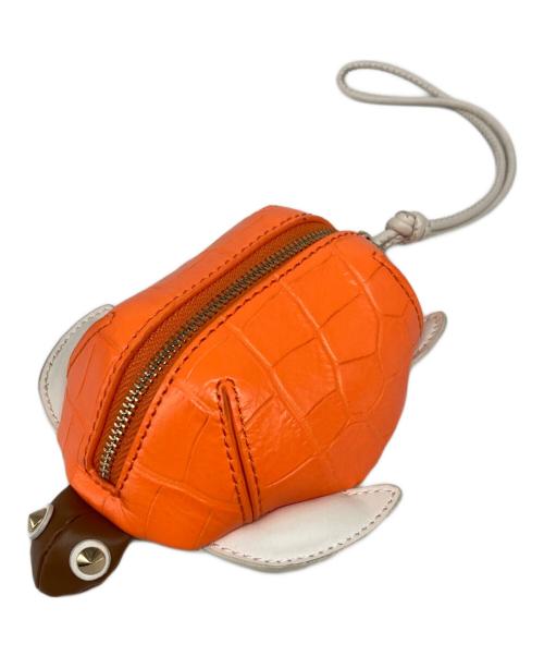 FURLA（フルラ）FURLA (フルラ) タートルモチーフ コインケース/チャーム オレンジの古着・服飾アイテム
