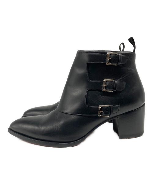 Christian Louboutin（クリスチャン・ルブタン）Christian Louboutin (クリスチャン・ルブタン) WILL BUCKLE FLAT CALF ブラック サイズ:43の古着・服飾アイテム