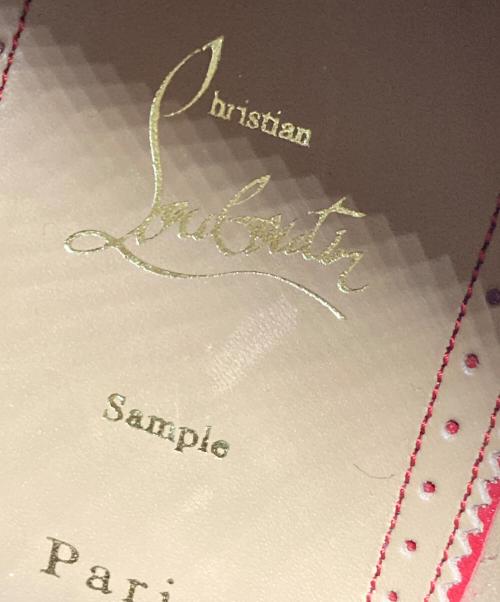 Christian Louboutin（クリスチャン・ルブタン）Christian Louboutin (クリスチャン・ルブタン) WILL BUCKLE FLAT GRAINE CHROME シルバー サイズ:43の古着・服飾アイテム