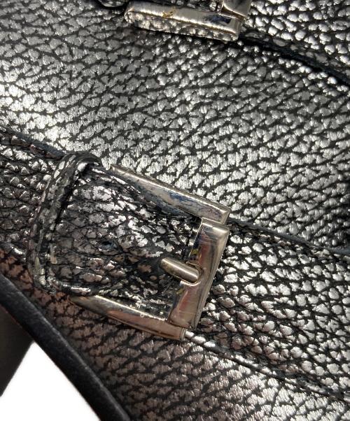 Christian Louboutin（クリスチャン・ルブタン）Christian Louboutin (クリスチャン・ルブタン) WILL BUCKLE FLAT GRAINE CHROME シルバー サイズ:43の古着・服飾アイテム