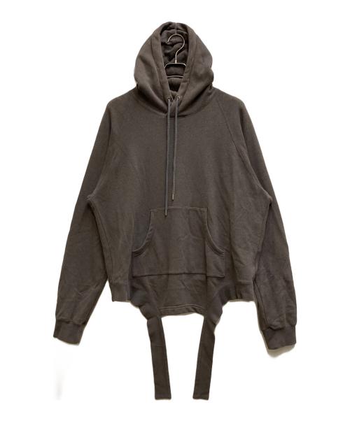 JOHN LAWRENCE SULLIVAN（ジョン ローレンス サリバン）JOHN LAWRENCE SULLIVAN (ジョン ローレンス サリバン) カッティングパイルプルオーバーパーカー グレー サイズ:Ⅿの古着・服飾アイテム