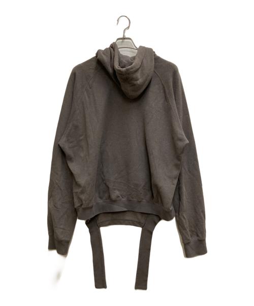 JOHN LAWRENCE SULLIVAN（ジョン ローレンス サリバン）JOHN LAWRENCE SULLIVAN (ジョン ローレンス サリバン) カッティングパイルプルオーバーパーカー グレー サイズ:Ⅿの古着・服飾アイテム