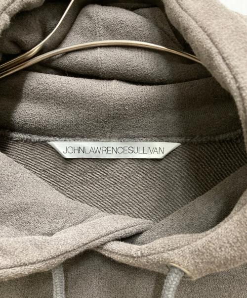 JOHN LAWRENCE SULLIVAN（ジョン ローレンス サリバン）JOHN LAWRENCE SULLIVAN (ジョン ローレンス サリバン) カッティングパイルプルオーバーパーカー グレー サイズ:Ⅿの古着・服飾アイテム