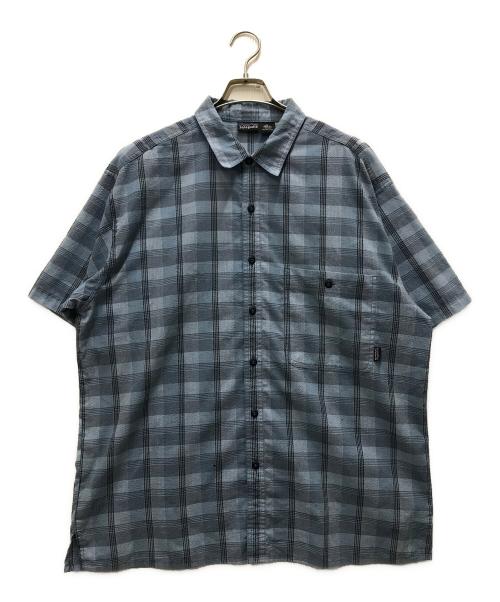Patagonia（パタゴニア）Patagonia (パタゴニア) 00’sPuckerware Shirt ブルー サイズ:Lの古着・服飾アイテム
