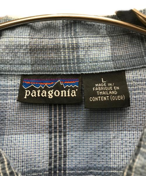 Patagonia（パタゴニア）Patagonia (パタゴニア) 00’sPuckerware Shirt ブルー サイズ:Lの古着・服飾アイテム