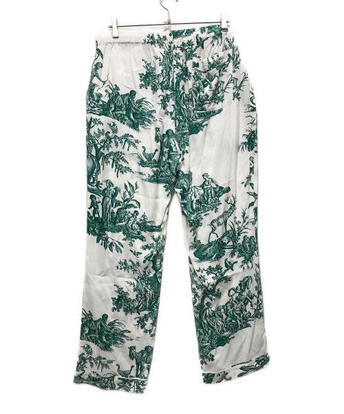 UNUSED（アンユーズド）UNUSED (アンユーズド) 4 continents print pants ホワイト サイズ:4の古着・服飾アイテム