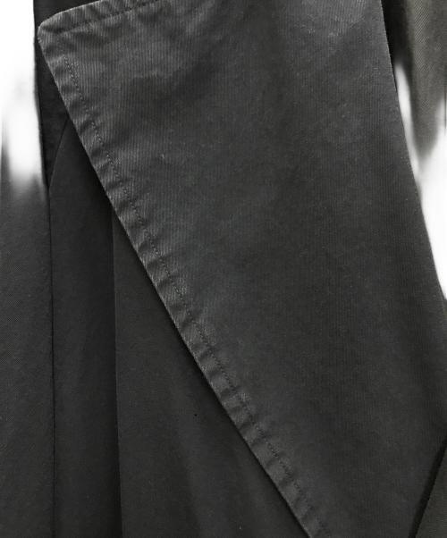 COMOLI（コモリ）COMOLI (コモリ) ウォッシュド タイロッケンコート ブラック サイズ:4の古着・服飾アイテム