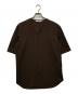 ACNE STUDIOS（アクネ ストゥディオス）の古着「ノーカラーシャツ」｜ブラウン