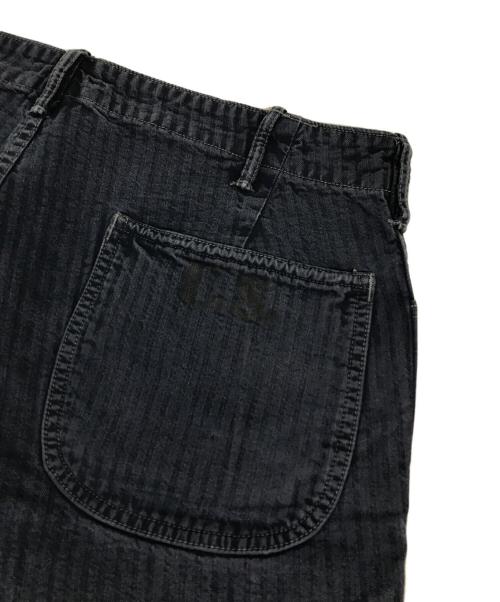 RRL（ダブルアールエル）RRL (ダブルアールエル) 13スターボタン ステンシル USRL HBT ヘリンボーン  ハーフパンツ ネイビー サイズ:31㎝の古着・服飾アイテム