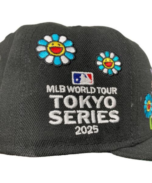 New Era（ニューエラ）New Era (ニューエラ) 村上隆 (ムラカミタカシ) 2025MLB東京シリーズコラボキャップ ブラック サイズ:7 1/2の古着・服飾アイテム