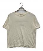 Saint Laurent Parisサンローランパリ）の古着「バックプリント半袖Tシャツ」｜ホワイト