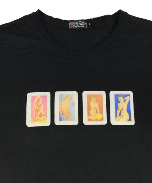 UNDERCOVER（アンダーカバー）UNDERCOVER (アンダーカバー) AFFA PIN UP GIRL TEE ブラック サイズ:Lの古着・服飾アイテム