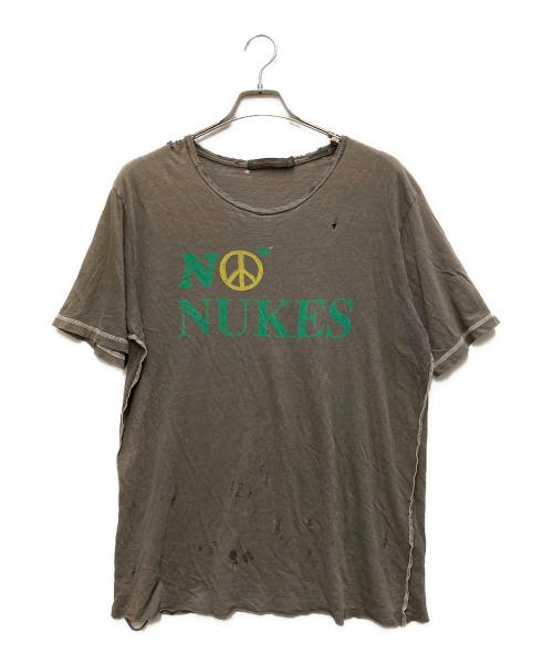 UNDERCOVERISM（アンダーカバーイズム）UNDERCOVERISM (アンダーカバーイズム) NO NUKES TEE グレー サイズ:Mの古着・服飾アイテム