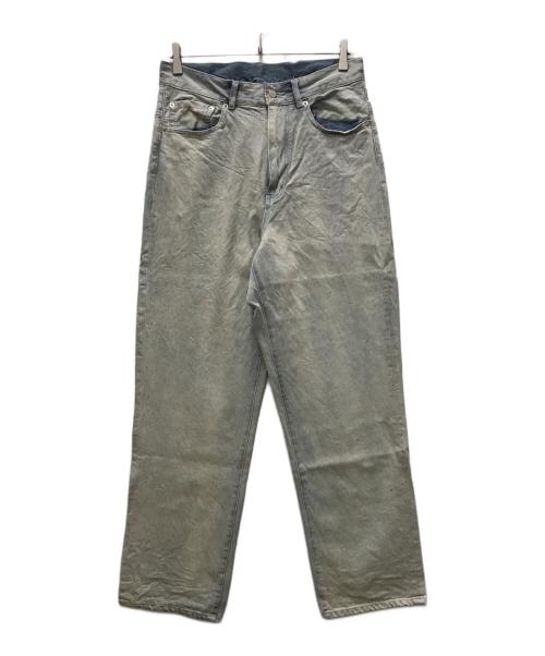 TTT MSW（ティー）TTT MSW (ティー) ウォッシュドデニムパンツ インディゴ サイズ:Mの古着・服飾アイテム