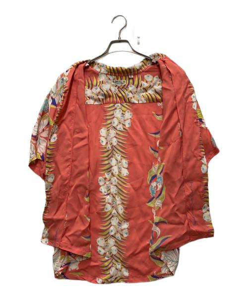 Sun Surf（サンサーフ）SUN SURF (サンサーフ) RAYON HAWAIIAN SHIRT レッド×イエロー サイズ:Lの古着・服飾アイテム