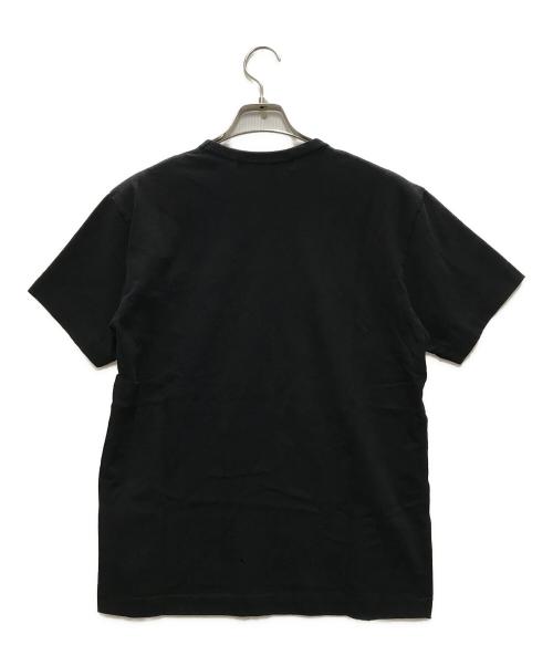 PLAY COMME des GARCONS（プレイコムデギャルソン）PLAY COMME des GARCONS (プレイコムデギャルソン) 逆さラインハートPLAYロゴTEE ブラック サイズ:Lの古着・服飾アイテム