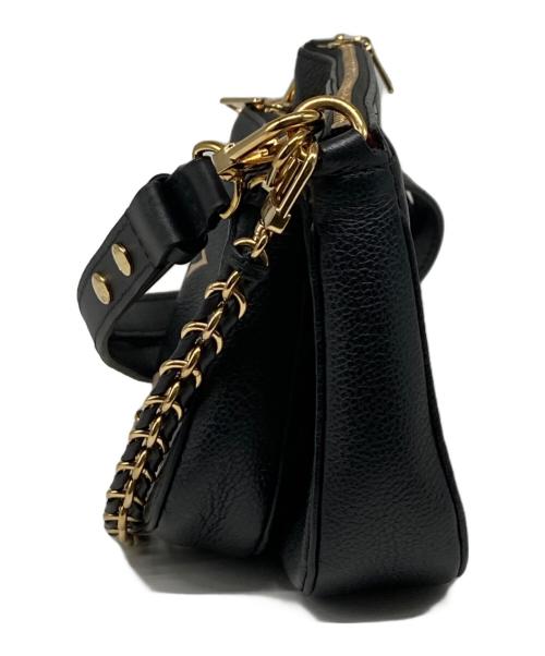 LOUIS VUITTON（ルイ ヴィトン）LOUIS VUITTON (ルイ ヴィトン) モノグラム ミュルティ ポシェット アクセソワール ブラック×ベージュの古着・服飾アイテム