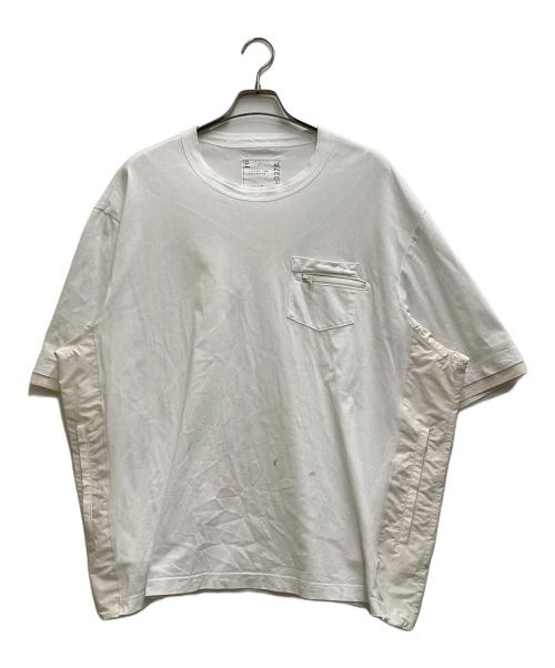 sacai（サカイ）sacai (サカイ) Cotton Jersey T-Shirt ホワイト サイズ:4の古着・服飾アイテム