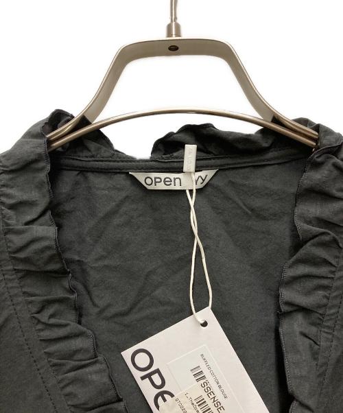 OPEN YY（オープンワイワイ）OPEN Yy (オープンワイワイ) ruffle-blouse ブラック サイズ:1の古着・服飾アイテム