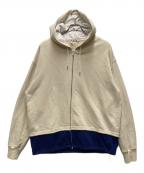 MARNIマルニ）の古着「レイヤードジップパーカー」｜ベージュ