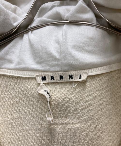 MARNI（マルニ）MARNI (マルニ) レイヤードジップパーカー ベージュ サイズ:46の古着・服飾アイテム