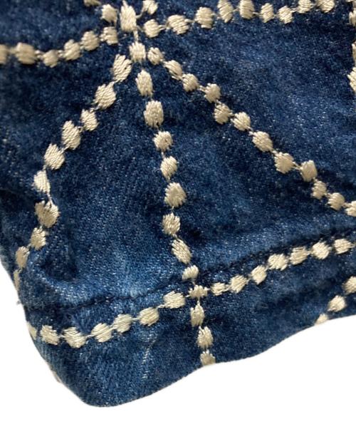 KAPITAL（キャピタル）KAPITAL (キャピタル) 8ozデニム FOLK-DOJO刺繍 イージーパンツ ブルー サイズ:2の古着・服飾アイテム