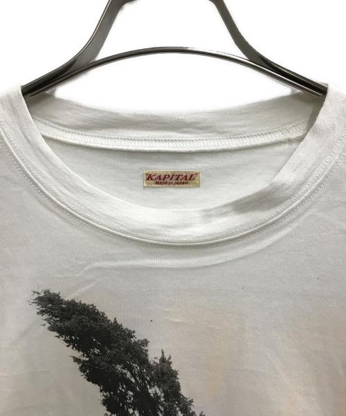 KAPITAL（キャピタル）KAPITAL (キャピタル) 木プリントTシャツ ホワイト サイズ:XLの古着・服飾アイテム