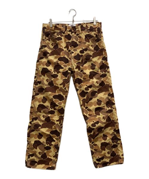 eYe COMME des GARCONS JUNYAWATANABE MAN（アイ コム デ ギャルソン ジュンヤ ワタナベ マン）eYe COMME des GARCONS JUNYAWATANABE MAN (アイ コム デ ギャルソン ジュンヤ ワタナベ マン) Dickies (ディッキーズ) カモフラワークパンツ イエロー×ブラウン サイズ:Lの古着・服飾アイテム