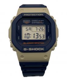 CASIO×BlackEyePatch（カシオ×ブラックアイパッチ）の古着「腕時計」｜ネイビー