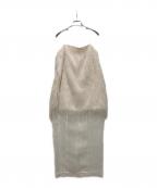 JOSE MOONジョゼムーン）の古着「FRINGE BOXY CAMIDRESS フリンジボクシーキャミドレス」｜ホワイト