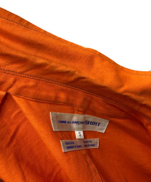 COMME des GARCONS SHIRT（コムデギャルソンシャツ）COMME des GARCONS SHIRT (コムデギャルソンシャツ) コットンカバーオール オレンジ サイズ:Sの古着・服飾アイテム