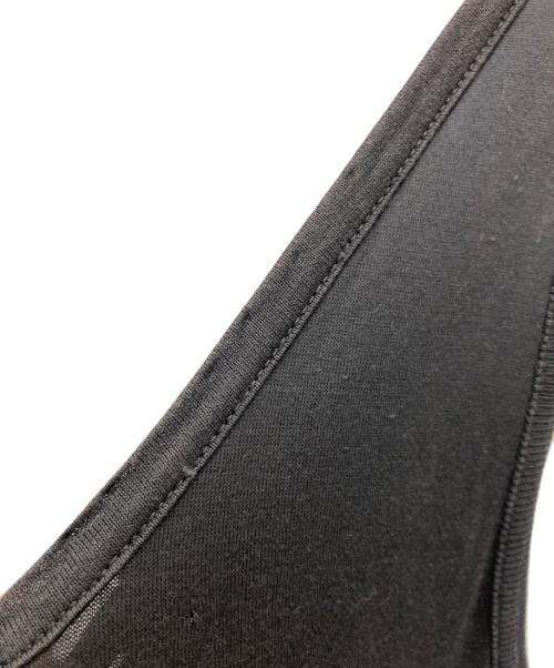 MM6 Maison Margiela（エムエムシックスメゾンマルジェラ）MM6 Maison Margiela (エムエムシックスメゾンマルジェラ) デザインキャミソールブラウス ブラック サイズ:Sの古着・服飾アイテム