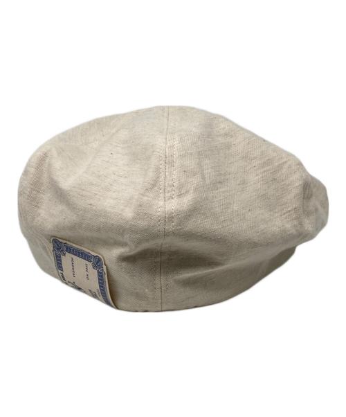 THE H.W.DOG&CO.（エイチダブリュードッグアンドコー）THE H.W.DOG&CO. (エイチダブリュードッグアンドコー) コットンリネンキャスケット ベージュ サイズ:36の古着・服飾アイテム