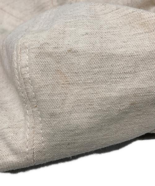 THE H.W.DOG&CO.（エイチダブリュードッグアンドコー）THE H.W.DOG&CO. (エイチダブリュードッグアンドコー) コットンリネンキャスケット ベージュ サイズ:36の古着・服飾アイテム