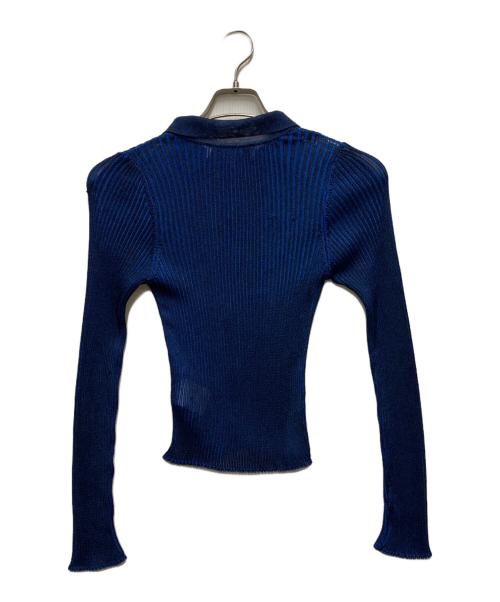 OUR LEGACY（アワーレガシー）OUR LEGACY (アワーレガシー) リブニットシャツ/カーディガン ブルー サイズ:34の古着・服飾アイテム