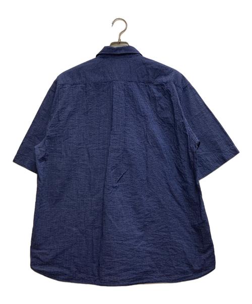 UNIVERSAL PRODUCTS.（ユニバーサルプロダクツ）UNIVERSAL PRODUCTS. (ユニバーサルプロダクツ) S/S REGULAR SHIRTS ネイビー サイズ:3　の古着・服飾アイテム