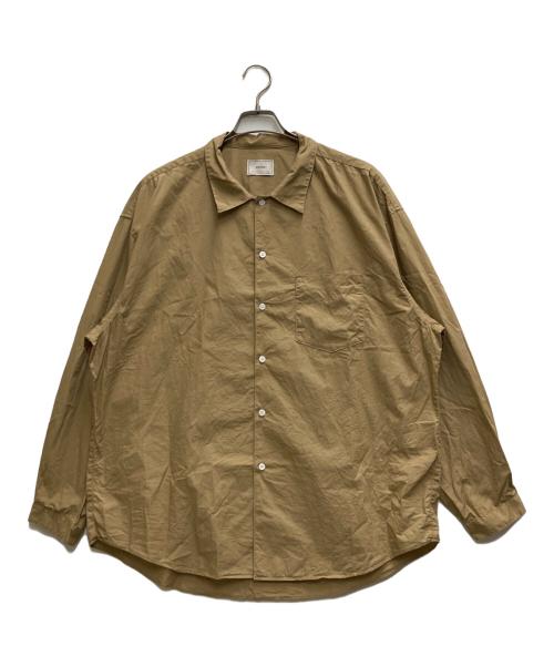 EVCON（エビコン）EVCON (エビコン) OVERSIZED L/S SHIRTS ベージュ サイズ:3の古着・服飾アイテム