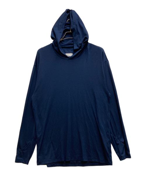 BIBLIOTHERK（ビブリオテーク）BIBLIOTHERK (ビブリオテーク) BASIC HOODIE ネイビー サイズ:不明の古着・服飾アイテム