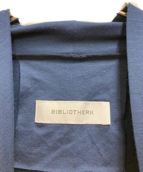BIBLIOTHERK（ビブリオテーク）BIBLIOTHERK (ビブリオテーク) BASIC HOODIE ネイビー サイズ:不明の古着・服飾アイテム