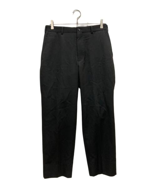 COMME des GARCONS HOMME PLUS（コムデギャルソンオムプリュス）COMME des GARCONS HOMME PLUS (コムデギャルソンオムプリュス) ウールギャバノータックパンツ ブラック サイズ:Ｓの古着・服飾アイテム