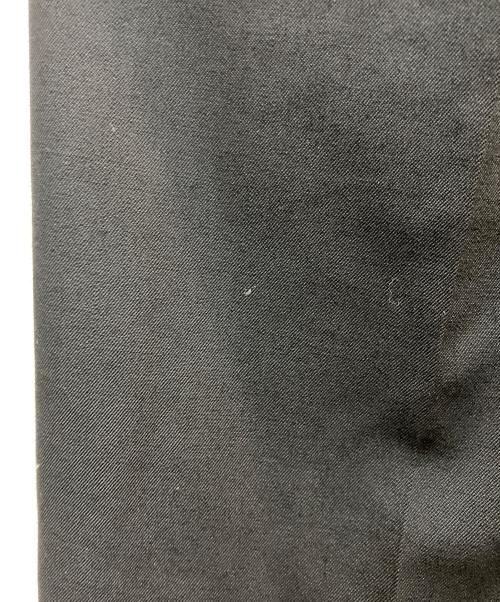 COMME des GARCONS HOMME PLUS（コムデギャルソンオムプリュス）COMME des GARCONS HOMME PLUS (コムデギャルソンオムプリュス) ウールギャバノータックパンツ ブラック サイズ:Ｓの古着・服飾アイテム