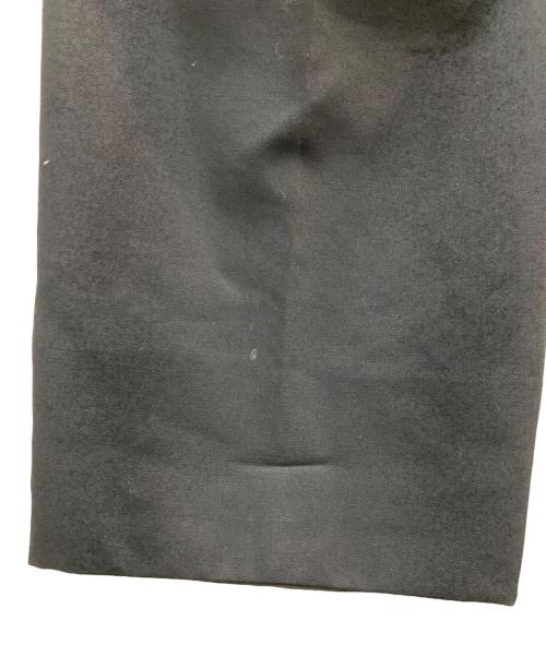 COMME des GARCONS HOMME PLUS（コムデギャルソンオムプリュス）COMME des GARCONS HOMME PLUS (コムデギャルソンオムプリュス) ウールギャバノータックパンツ ブラック サイズ:Ｓの古着・服飾アイテム