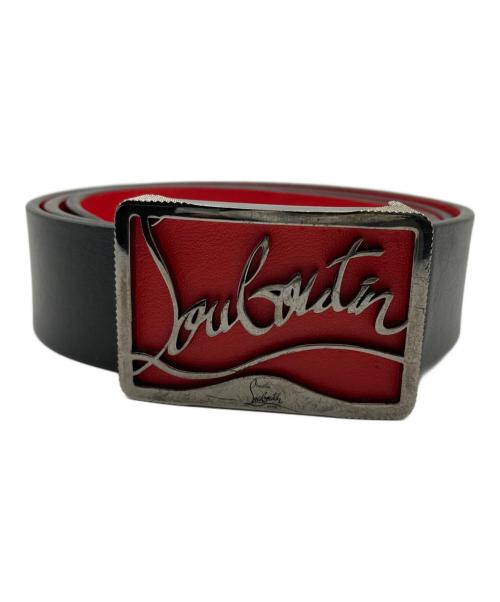 Christian Louboutin（クリスチャン・ルブタン）Christian Louboutin (クリスチャン・ルブタン) RICKY BELT ブラック サイズ:90㎝の古着・服飾アイテム