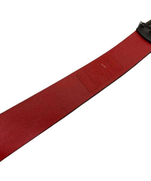 Christian Louboutin（クリスチャン・ルブタン）Christian Louboutin (クリスチャン・ルブタン) RICKY BELT ブラック サイズ:90㎝の古着・服飾アイテム