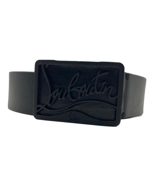 Christian Louboutin（クリスチャン・ルブタン）Christian Louboutin (クリスチャン・ルブタン) RICKY BELT ブラック サイズ:90㎝の古着・服飾アイテム